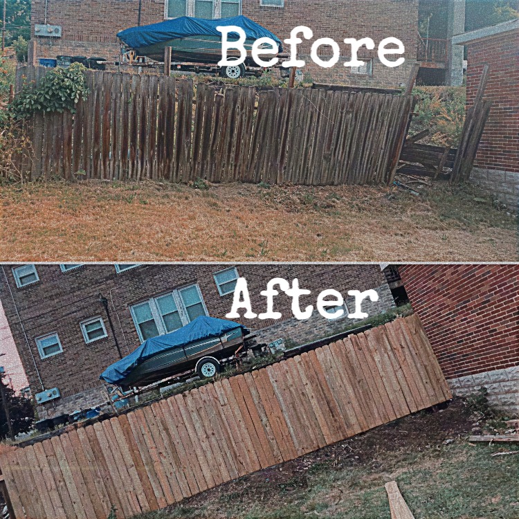 FRONT SIDE BACKYARDAGAINS handyman