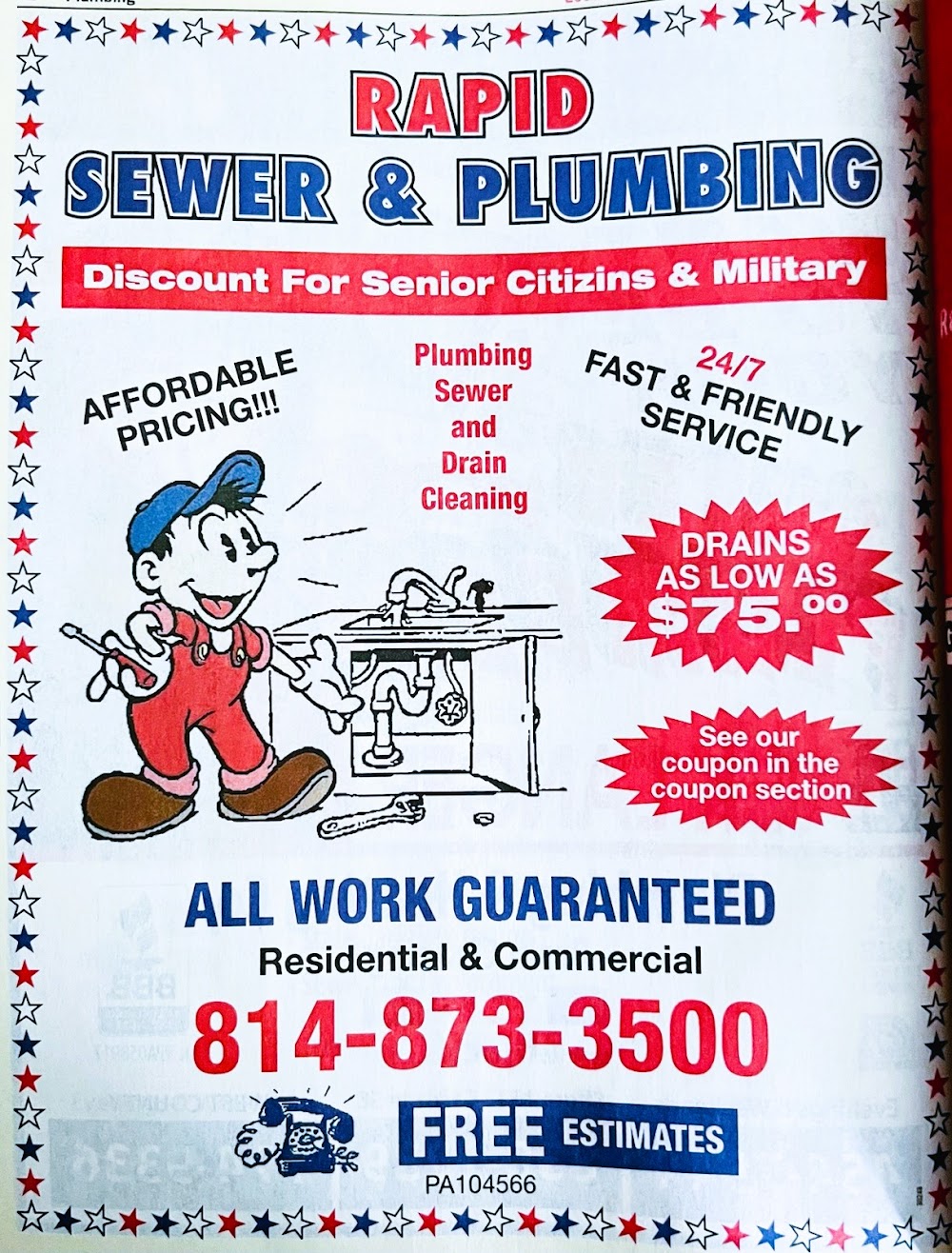 Rapid Sewer & Plumbing