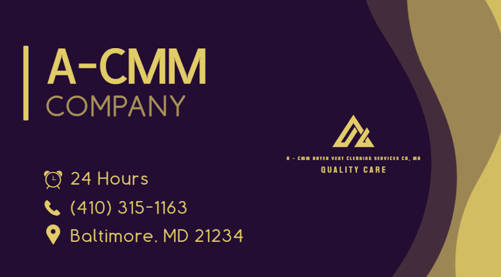 A – CMM Dryer Vent Cleaning Services Co, MA