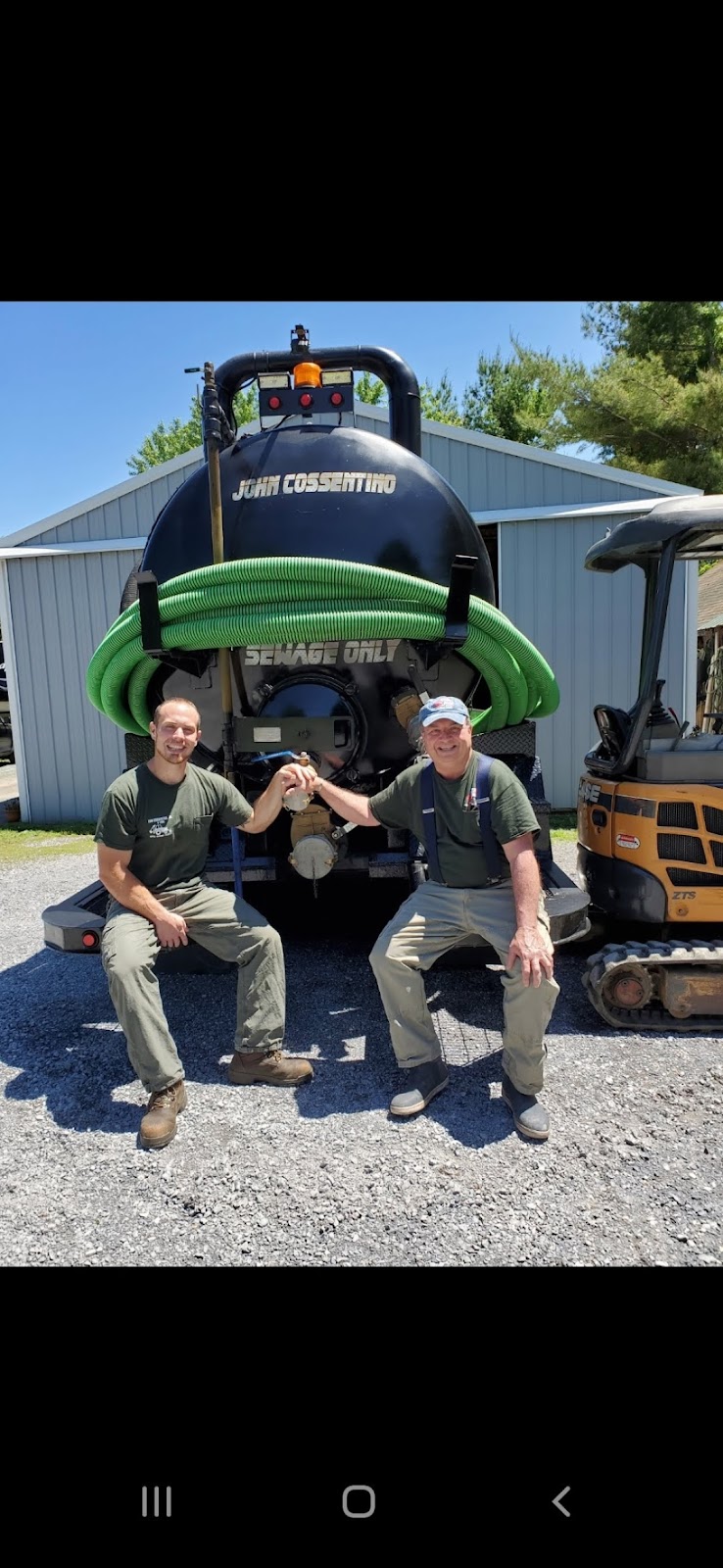 Cossentino Septic Tank Pumping, Cleaning and Repair